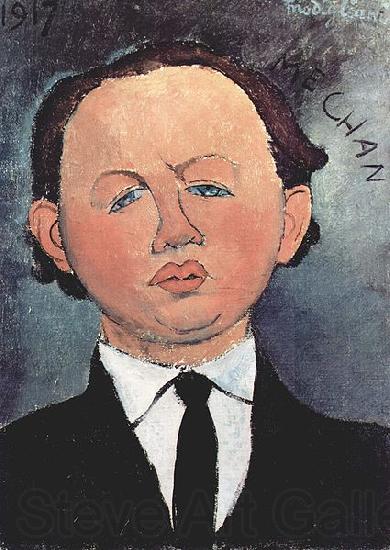 Amedeo Modigliani Portrat des Mechan
